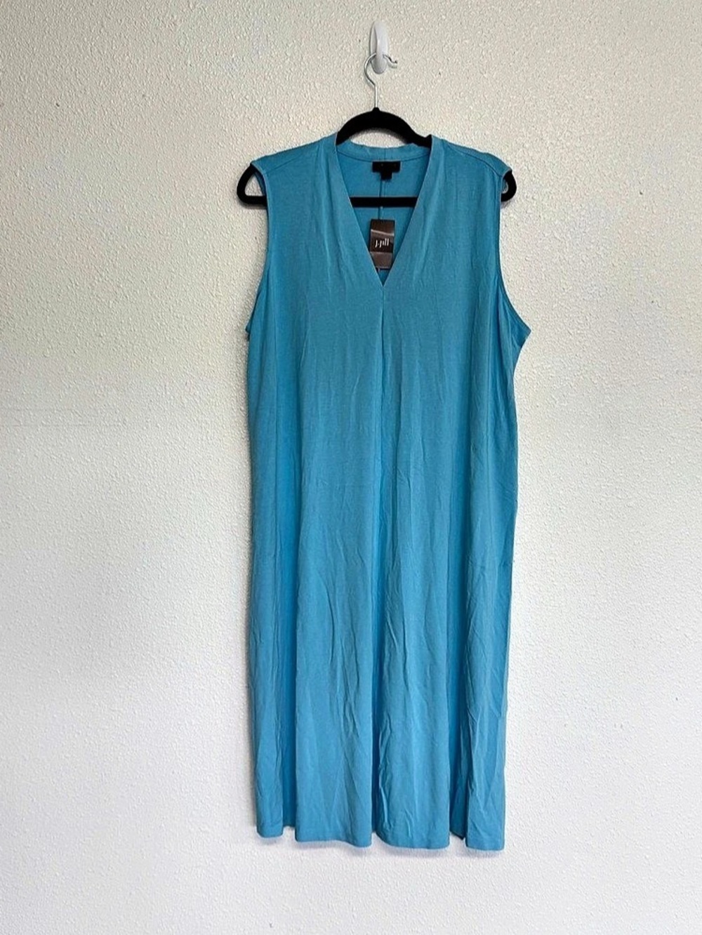 J. Jill Wearever New XLP Blue Dress Pockets